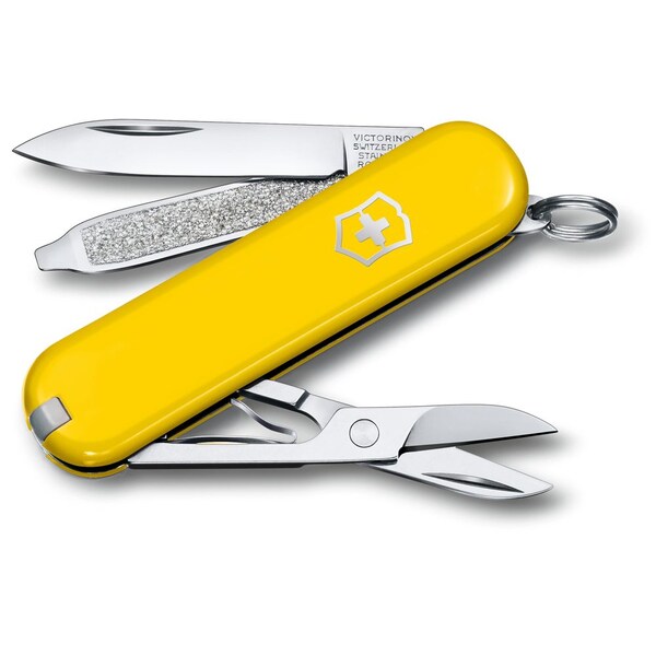 Swiss Army Brands Victorinox Classic Sd Yellow 58Mm Tube, VIC-0.6223.8-X3 - main